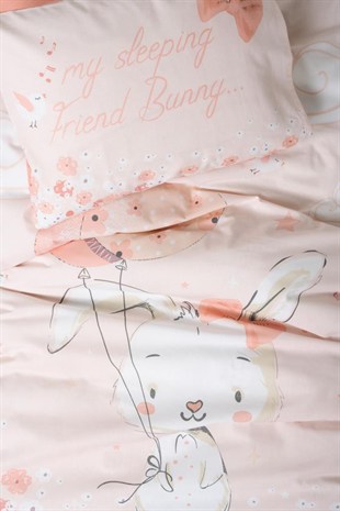 ND Bebek Nevresim Takımı Rapeti Somon