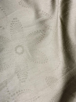 ND Çift Kişilik Jakarlı Saten Nevresim Takımı Demure Vizon