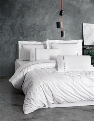 ND Clasic Pamuk Nevresim Takımı Çift Kişilik Josina Bej