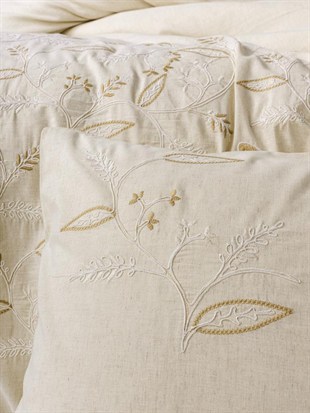 ND Cotton Keten Çift Kişilik Nevresim Takımı Lapelis