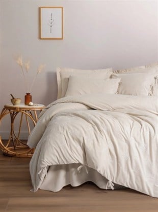 ND Cotton Keten Çift Kişilik Nevresim Takımı Esmira
