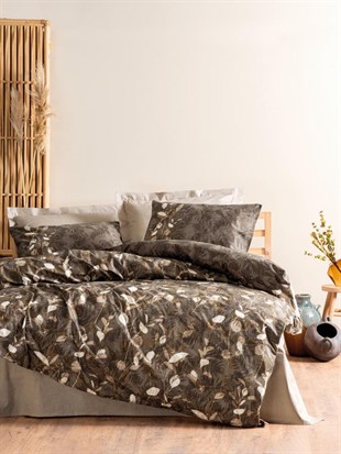 ND Dual Çift Kişilik Nevresim Takımı Foresta Bej