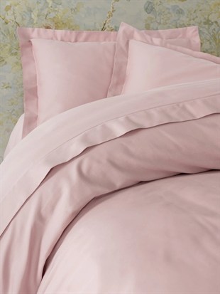 ND Elegant Pudra Çift Kişilik Saten Nevresim Takımı