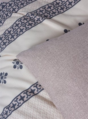 ND Flanel Nevresim Takımı Çift Kişilik Anita Karamel