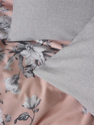 ND Flanel Nevresim Takımı Çift Kişilik Petit Pudra