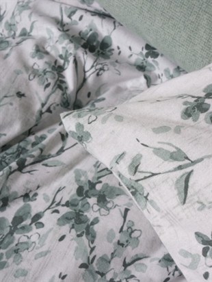 ND Flanel Nevresim Takımı Çift Kişilik Casey Petrol