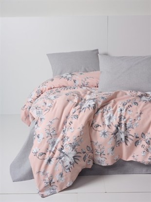 ND Flanel Nevresim Takımı Çift Kişilik Petit Pudra