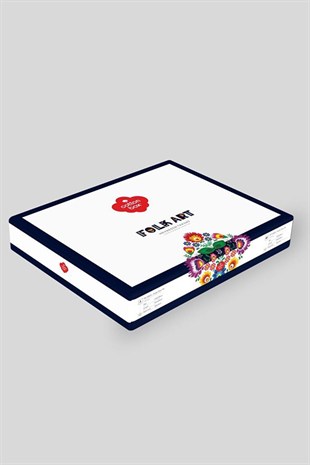 ND Folk Art Çift Kişilik Nevresim Takımı Tamaya Kiremit