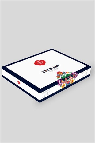 ND Folk Art Çift Kişilik Nevresim Takımı Erna Petrol