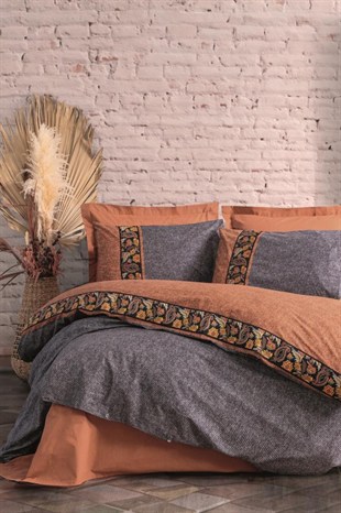 ND Folk Art Çift Kişilik Nevresim Takımı Dalila Tarçın