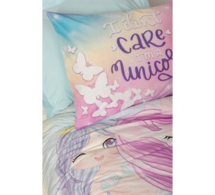 ND Genç Ranforce Nevresim Takımı Tek Kişilik Sirena Mint