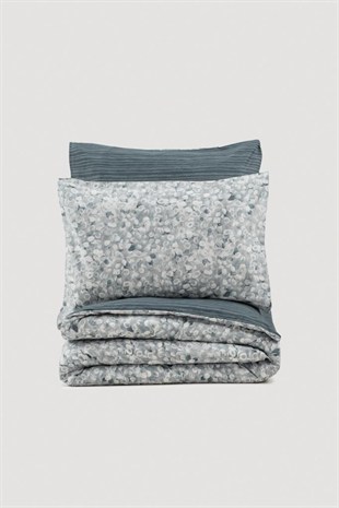 ND Minimal Çift Kişilik Nevresim Takımı Molly Antrasit