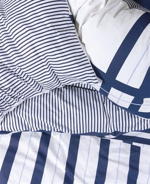 ND Modeline Ranforce Tek Kişilik Nevresim Takımı Nifty Lacivert