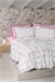 Cotton Box Modeline Ranforce Tek Kişilik Nevresim Takımı Trellis Pembe