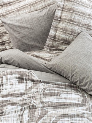 ND Modern Çift Kişilik Nevresim Takımı Root Vizon