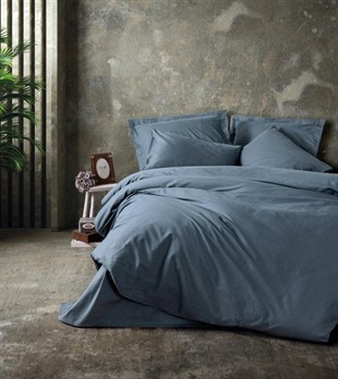 Cotton Box Plain Antrasit Tek Kişilik Ranforce Nevresim Takımı