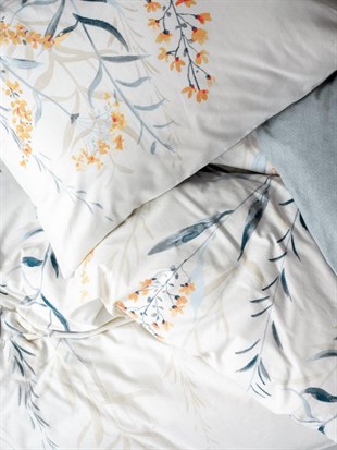 ND Ranforce Nevresim Takımı Çift Kişilik Hiedra İndigo