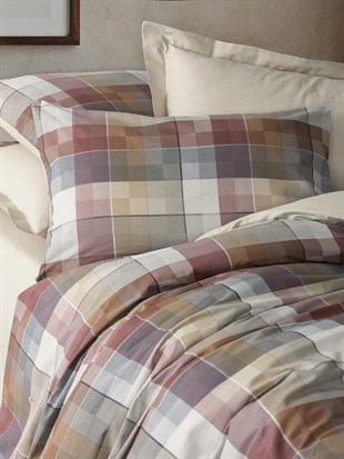 ND Ranforce Nevresim Takımı Çift Kişilik Terra Bej