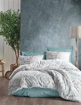 ND Ranforce Nevresim Takımı Çift Kişilik Lendell Mint