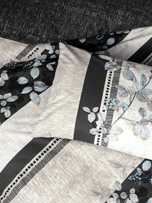 ND Ranforce Nevresim Takımı Çift Kişilik Lehlare Antrasit