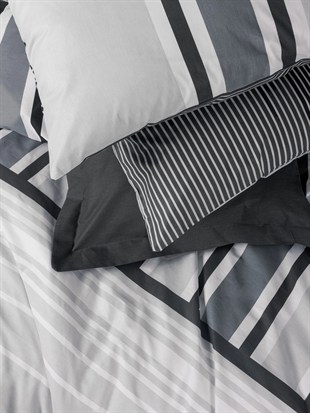 ND Ranforce Nevresim Takımı Çift Kişilik Nobby Antrasit