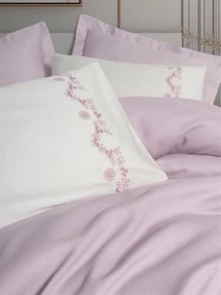 ND Serenity Bambu Çift Kişilik Pike Takımı Vaila Lila