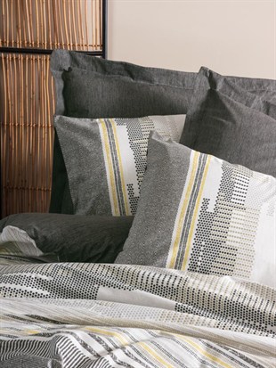 ND Toprak Çift Kişilik Nevresim Takımı Taron Vizon