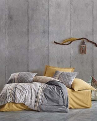 ND Toprak Nedra Bej Tek Kişilik Nevresim Takımı