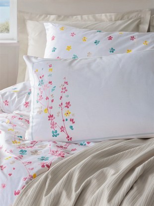 ND Vivid Çift Kişilik Pikeli Nevresim Takımı Flare Bej