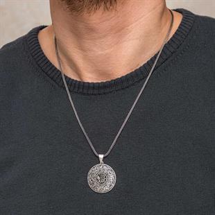 Hk Gümüş Erkek Kolye Asr Suresi |Gümüş Takı Hediyelik Ürünler