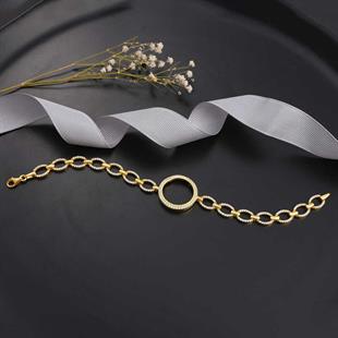 Hk Gümüş Kadın Bileklik Çeyrek Takılabilen Altın Kaplama |Gümüş Takı Hediyelik Ürünler