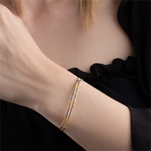 Hk Gümüş Dorika Kadın Bileklik|Gümüş Takı Hediyelik Ürünler