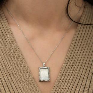 ​Gümüş Fatiha Ve Esma’ül Hüsna Yazılı Kolye