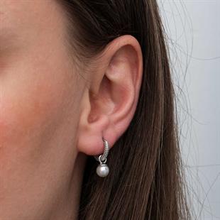 Hk Gümüş Kadın Küpe İnci |Gümüş Takı Hediyelik Ürünler