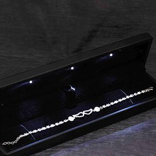 Hk Gümüş Kadın Bileklik Işıklı Kutulu Melek Kanadı |Gümüş Takı Hediyelik Ürünler