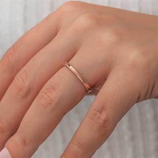 Hk Gümüş Kadın Yüzük Rose Ajda |Gümüş Takı Hediyelik Ürünler