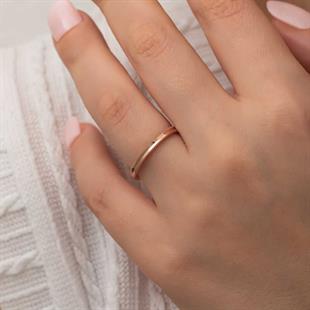 Hk Gümüş Kadın Yüzük Rose Ajda |Gümüş Takı Hediyelik Ürünler