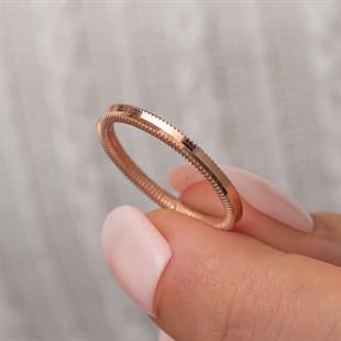 Hk Gümüş Kadın Yüzük Rose Ajda |Gümüş Takı Hediyelik Ürünler