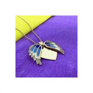 Hk Gümüş Kadın Kolye Rose Kalpli İsimli |Gümüş Takı Hediyelik Ürünler