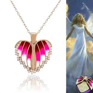 Hk Gümüş Kadın Kolye Rose Kalpli İsimli |Gümüş Takı Hediyelik Ürünler