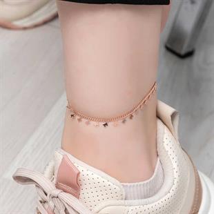 Hk Gümüş Halhal Rose Kelebek |Gümüş Takı Hediyelik Ürünler