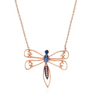 Gümüş Rose Yusufçuk Kadın Kolye