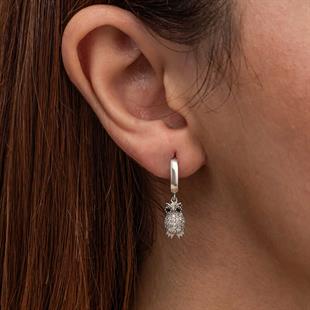 Hk Gümüş Kadın Küpe Sallantılı Baykuş |Gümüş Takı Hediyelik Ürünler