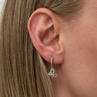 Hk Gümüş Kadın Küpe Sallantılı Kelebek |Gümüş Takı Hediyelik Ürünler