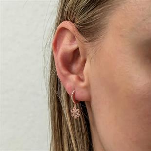 Hk ​Gümüş Kadın Küpe Sallantılı Rose Çiçek |Gümüş Takı Hediyelik Ürünler