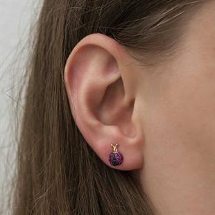 Hk Gümüş Kadın Küpe Uğur Böceği |Gümüş Takı Hediyelik Ürünler