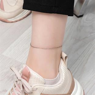 Hk Gümüş Halhal Zincir Desenli |Gümüş Takı Hediyelik Ürünler