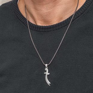 Hk Gümüş Erkek Kolye Zülfikar Kılıcı |Gümüş Takı Hediyelik Ürünler