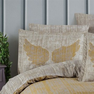 ND Çift Kişilik Saten Nevresim Lydia Gold