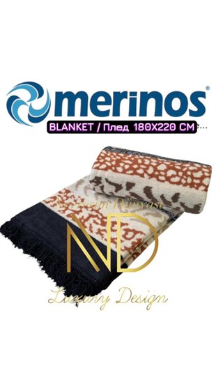 Merinos Savanna Çift Kişilik Battaniye